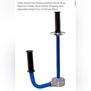 Blue and Black Stretch Film Dispenser